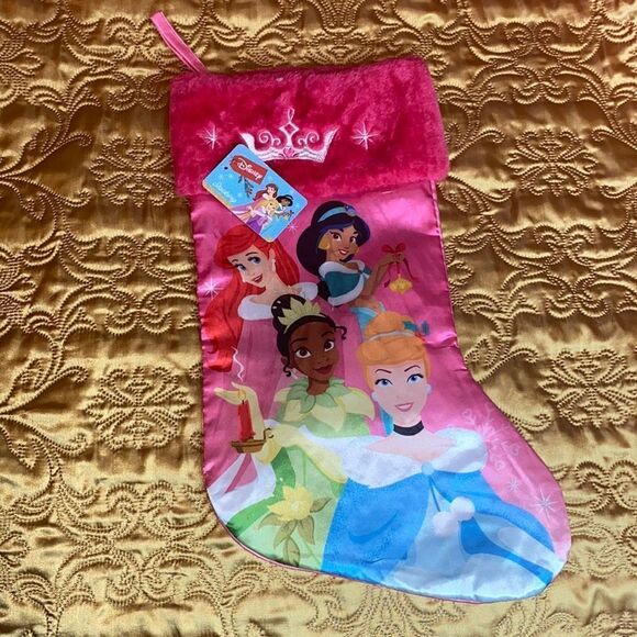 DISNEY PRINCESS  Pink Christmas Stocking - Picture 1 of 7